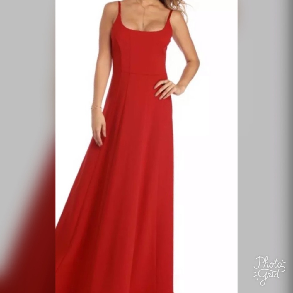 Red dress